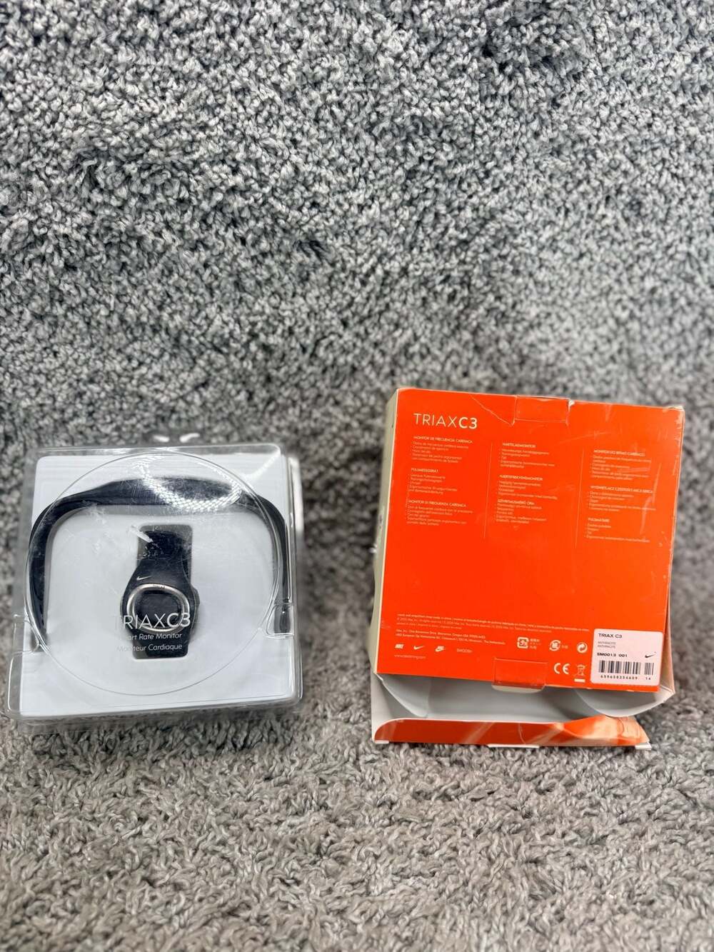 Nike Triax C3 Heart Rate Monitor Watch Anthracite SM0013 001